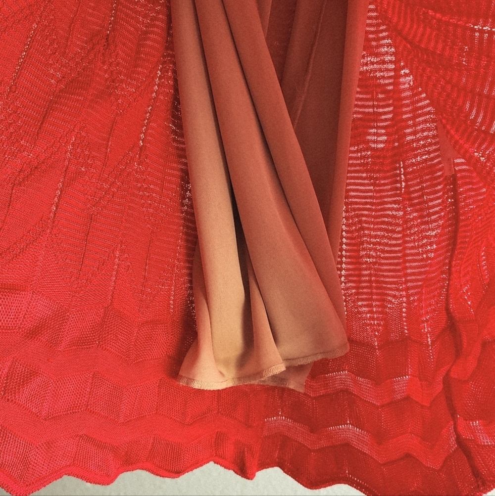 MISSONI WOMENS CREW NECK SHORT SLEEVE KNITTED FIT & FLARE DRESS SZ US 6 - Picture 11 of 14